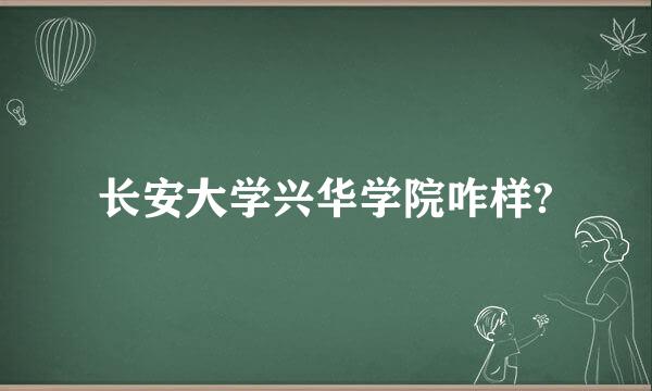 长安大学兴华学院咋样?