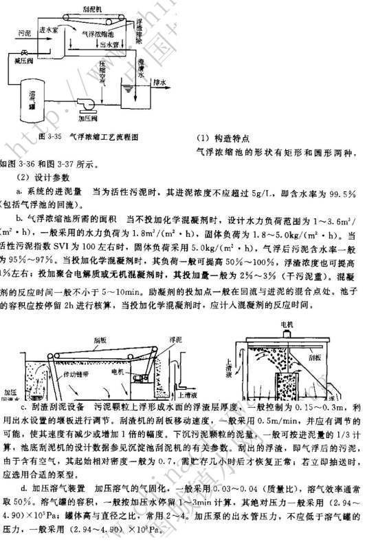 污泥浓缩池的设计来自计算步骤