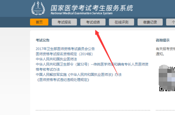 国家医学考试网技能成绩怎么查询查询