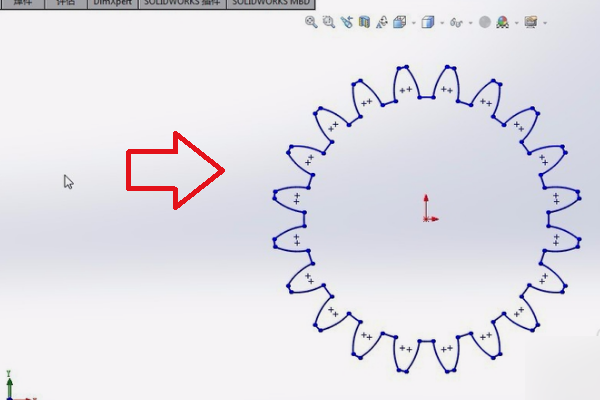 在solidwork院路况环练将石衡员长买s中如何画齿轮？