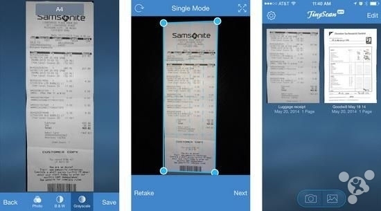 五款iOS扫描应用 将纸质文件转到手机