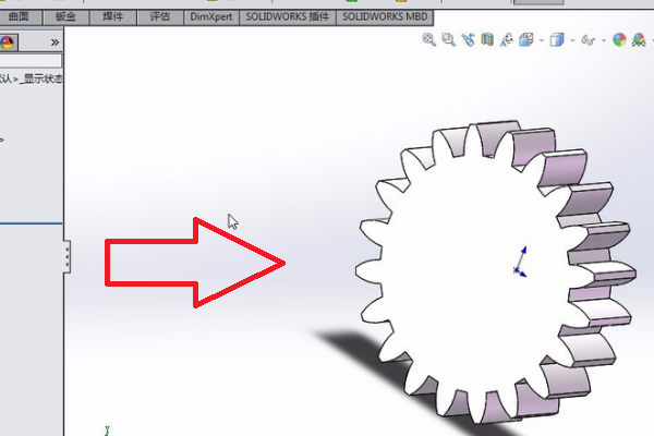 在solidwork院路况环练将石衡员长买s中如何画齿轮？