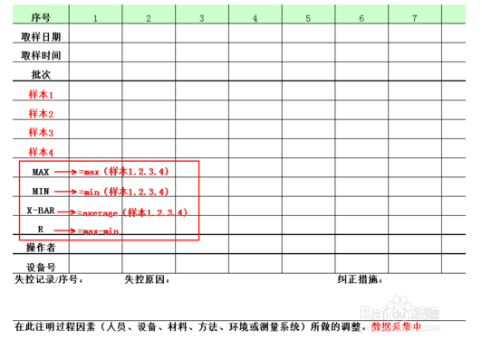 用来自EXCEL如何制做SPC控制图