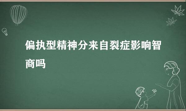 偏执型精神分来自裂症影响智商吗