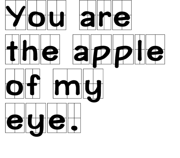 You are the apple of my eye是什么意思？