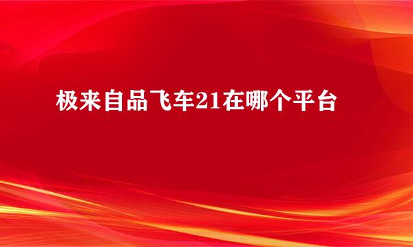 极来自品飞车21在哪个平台