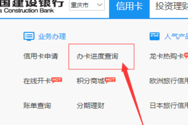 建行信用卡申来自请进度怎么查询