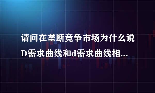 请问在垄断竞争市场为什么说D需求曲线和d需求曲线相交意味着供给相等，d曲线不是预期供给吗