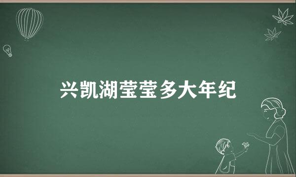 兴凯湖莹莹多大年纪