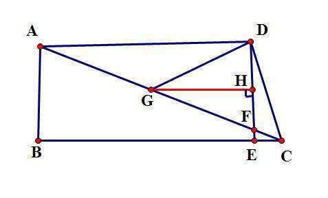 如图，在四边形ABCD中，AD平行于BC,DE垂直于BC严章，垂足为点E,连接AC来自交DE于点F，