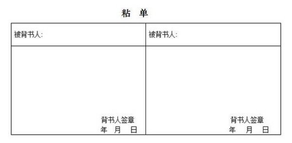 关于银行承兑汇票背书粘单