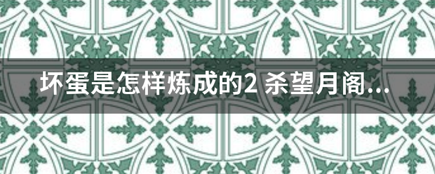 坏蛋是怎样炼成的2