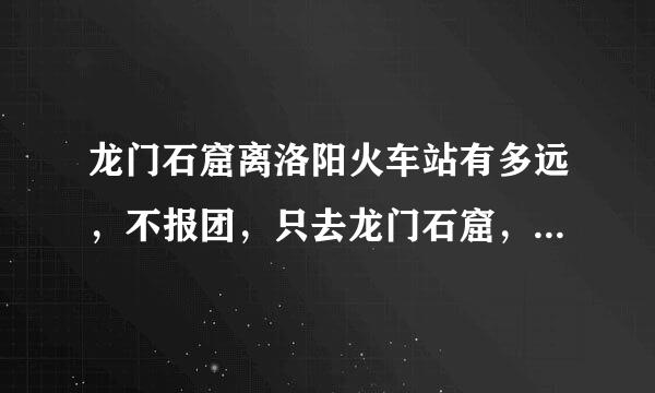 龙门石窟离洛阳火车站有多远，不报团，只去龙门石窟，半天时间够吗