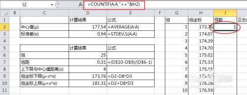 如何用Ex来自cel做正态分布图