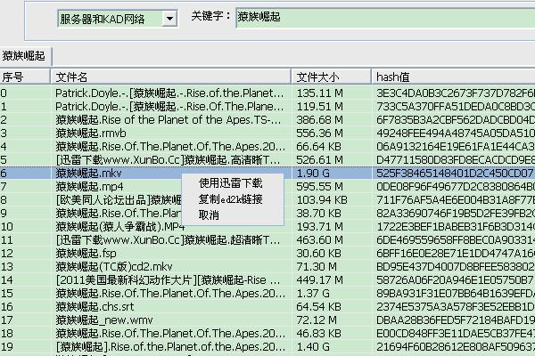 迅雷种子下载链接前缀是多少