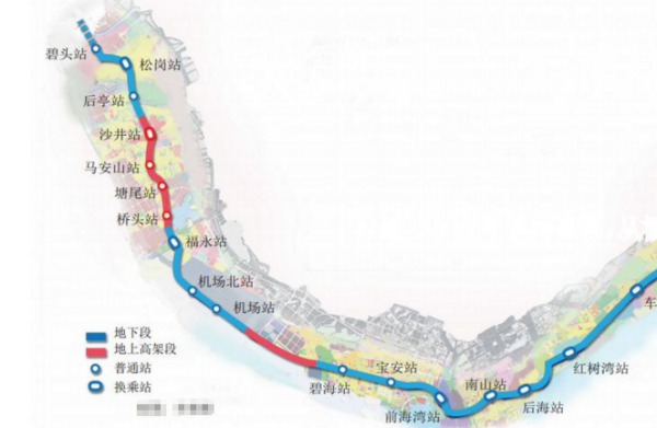 深来自圳地铁线路图11号线有哪些站点