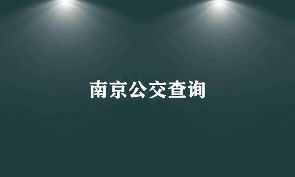 南京公交查询