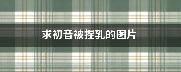 求初音被捏乳的图片