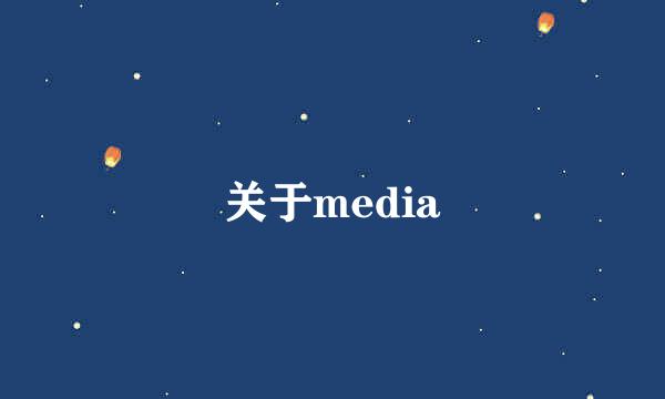 关于media