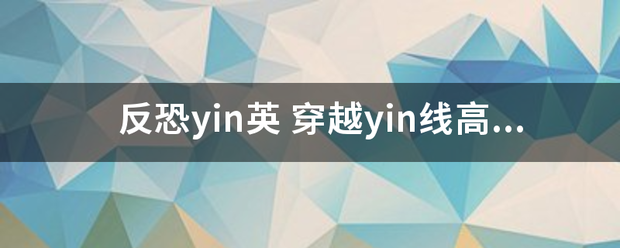 反恐yin英