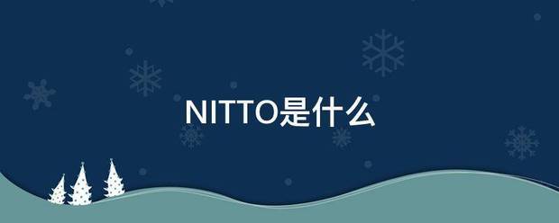 NITTO是什么