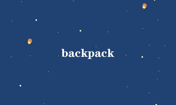 backpack