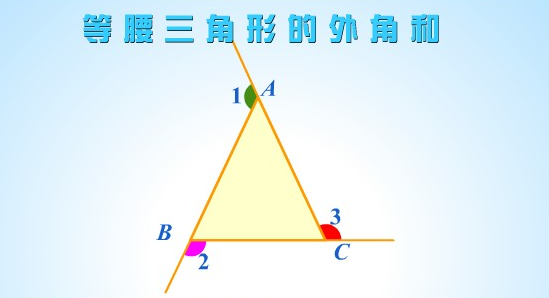 三角形的外角和是多少度？