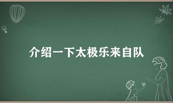 介绍一下太极乐来自队