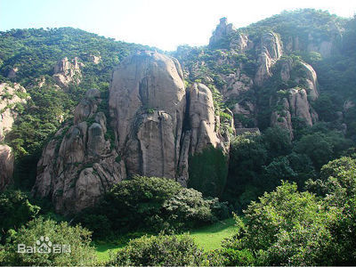 五莲山风景区的景点景观