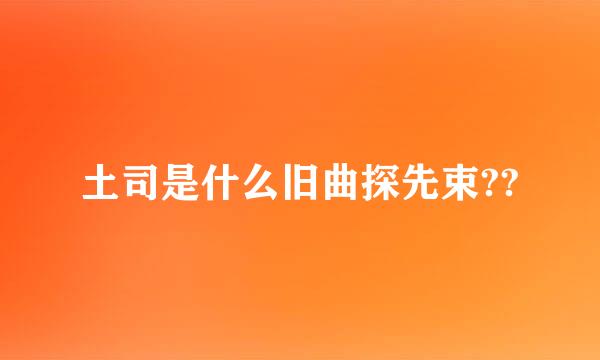 土司是什么旧曲探先束??