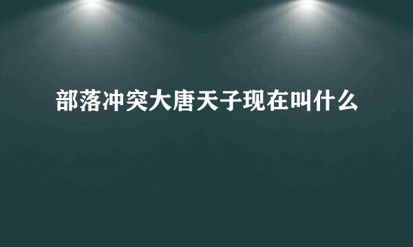 部落冲突大唐天子现在叫什么