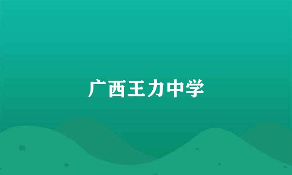 广西王力中学