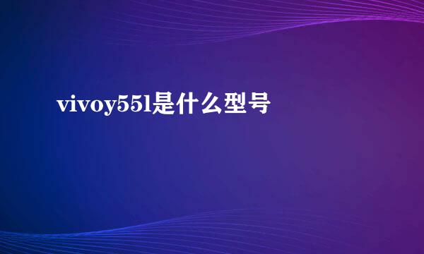 vivoy55l是什么型号