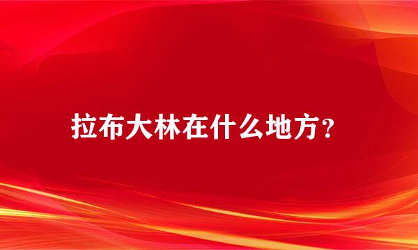 拉布大林在什么地方？