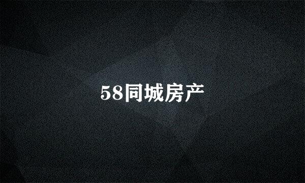 58同城房产