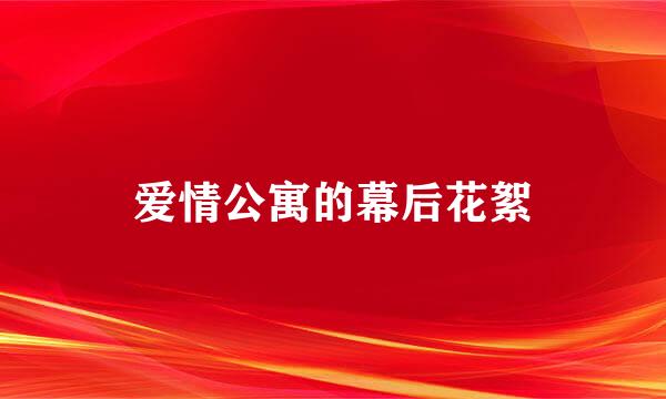 爱情公寓的幕后花絮