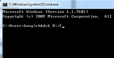 chkdsk工具怎么运行