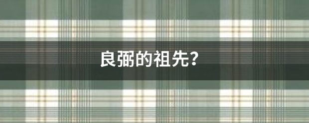 良弼的祖先？