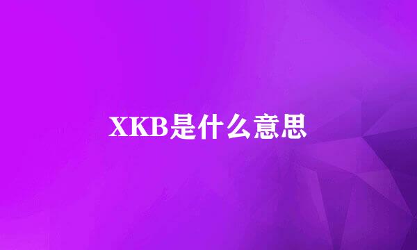 XKB是什么意思