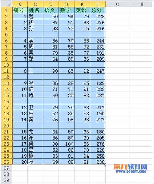 Excel如来自何批量删除空白行