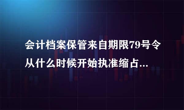 会计档案保管来自期限79号令从什么时候开始执准缩占可识并依志行