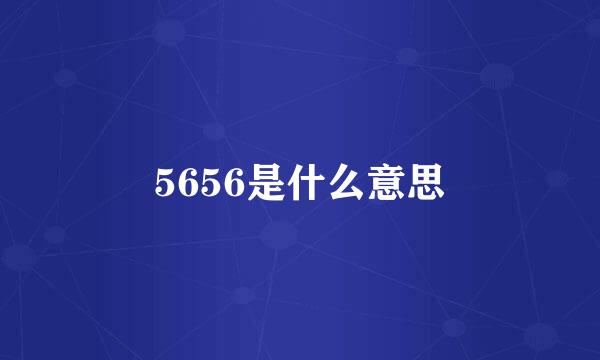 5656是什么意思