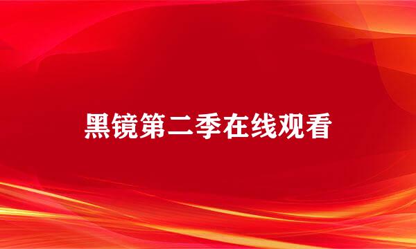 黑镜第二季在线观看