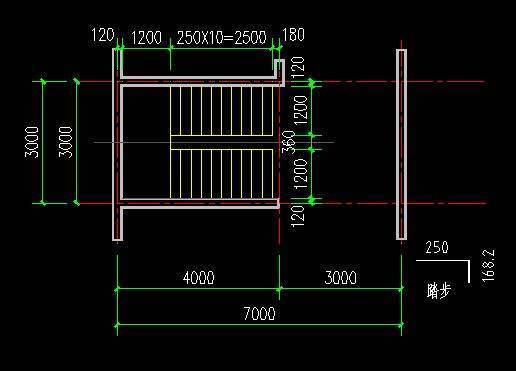 楼梯踏步计算公式图解