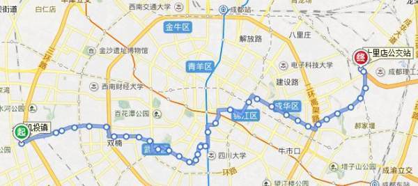 成都8路公交车路线