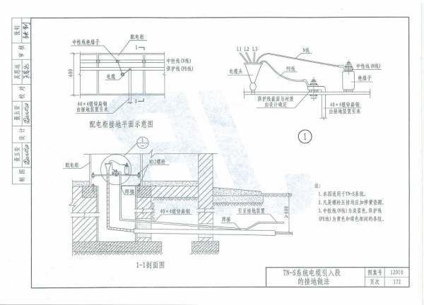 图集12d10p172重复接地做法图