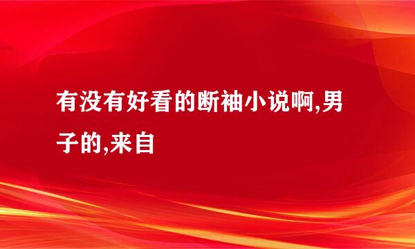 有没有好看的断袖小说啊,男子的,来自