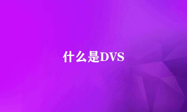 什么是DVS