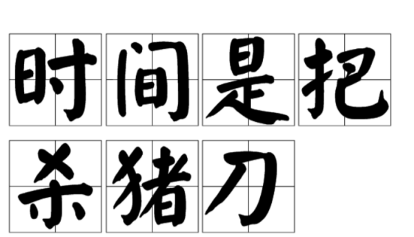 岁月是把宪套晶什则底员首读杀猪刀是什么意思?岁月是把杀猪刀下一句是什么?