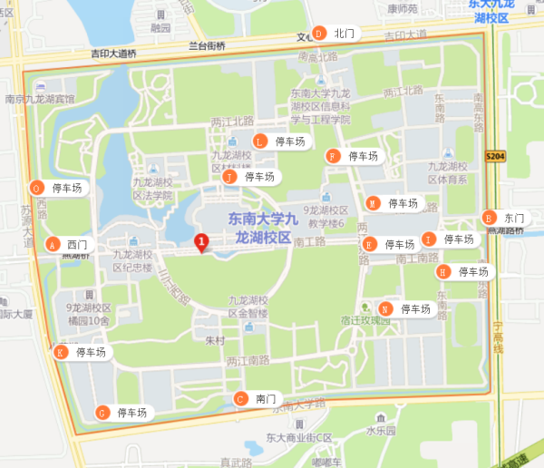 东南大学九龙湖校区面积